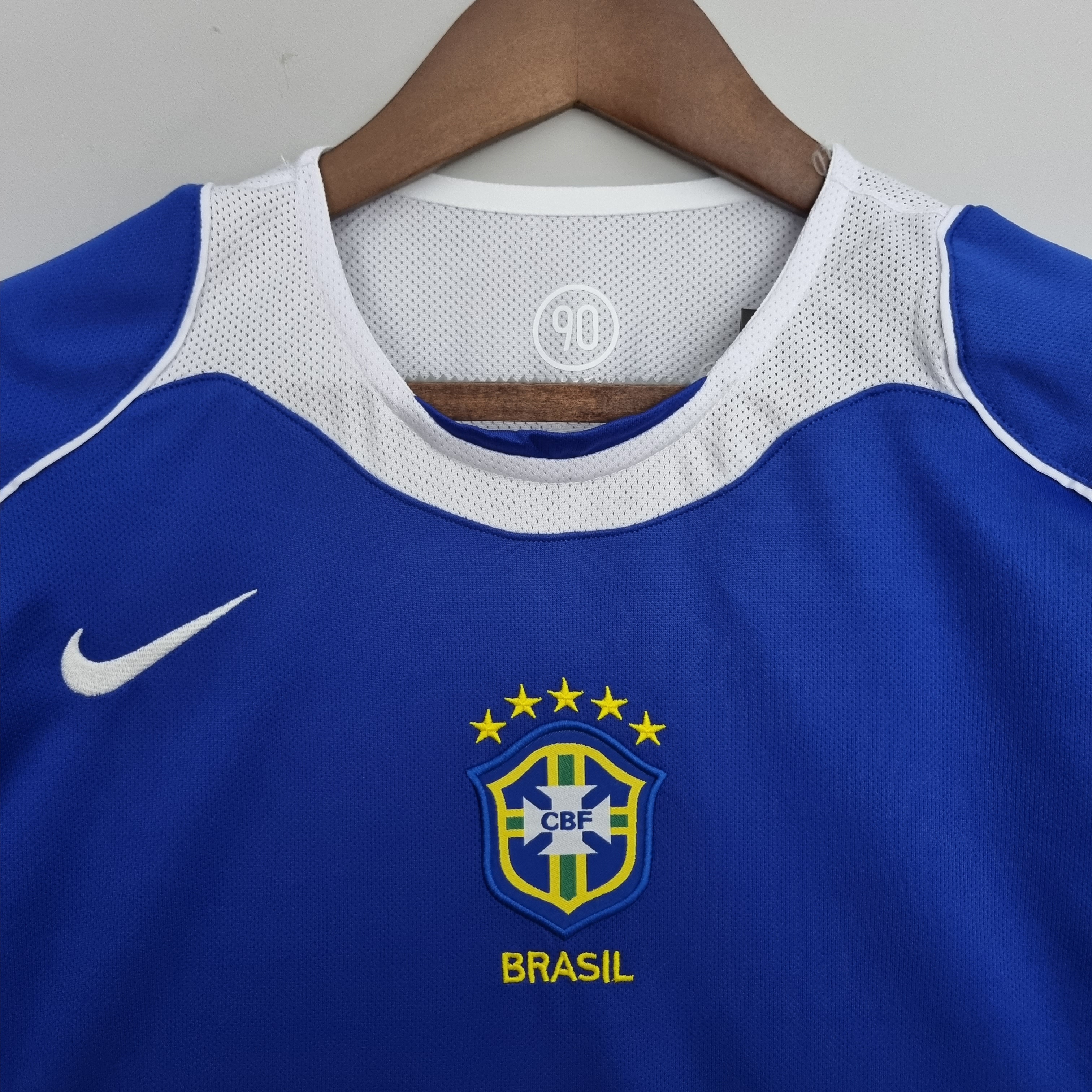 Retro 2004 Brazil Away  S-XXL 3