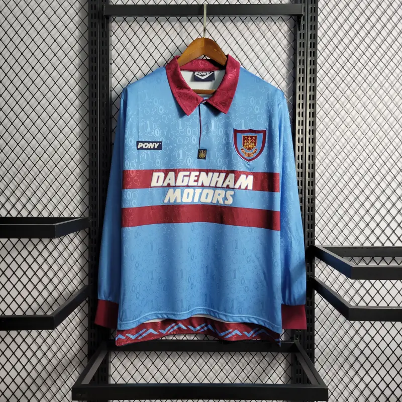 Retro 1995-97 West Ham Long Sleeves Away