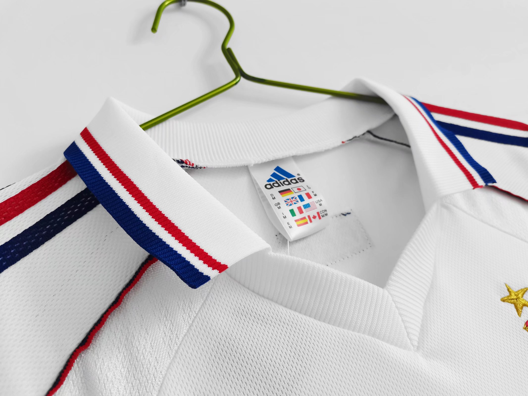 Retro  France 1998 Away Final White 3