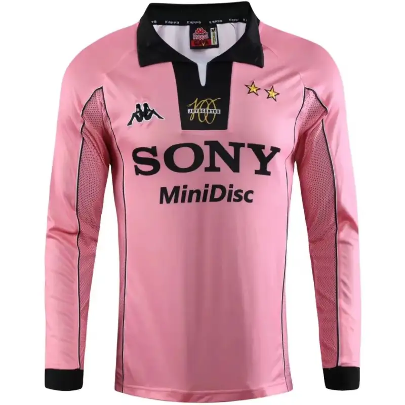 Retro 1997/98 Juventus Centenary Pink Long Sleeves