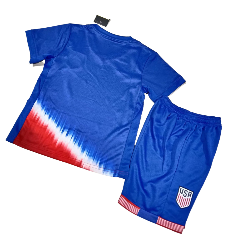 Kids Kit USA 24/25 Away Blue