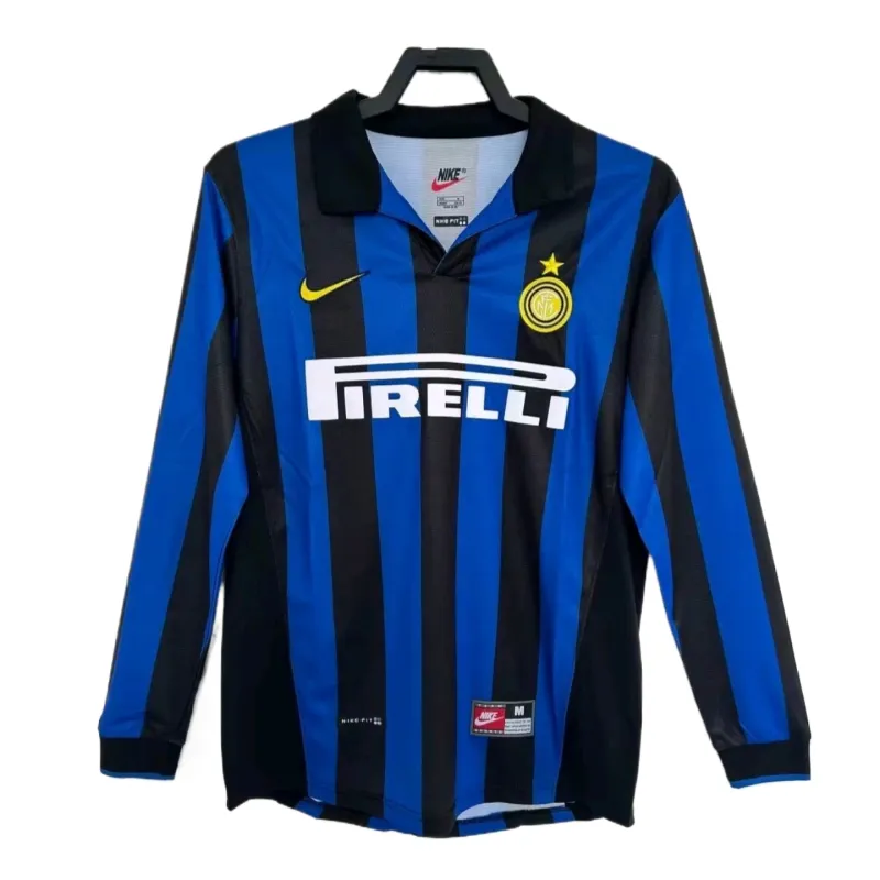 Retro 1998/99 Inter Milan Hone Kit Long Sleeves S-XXL