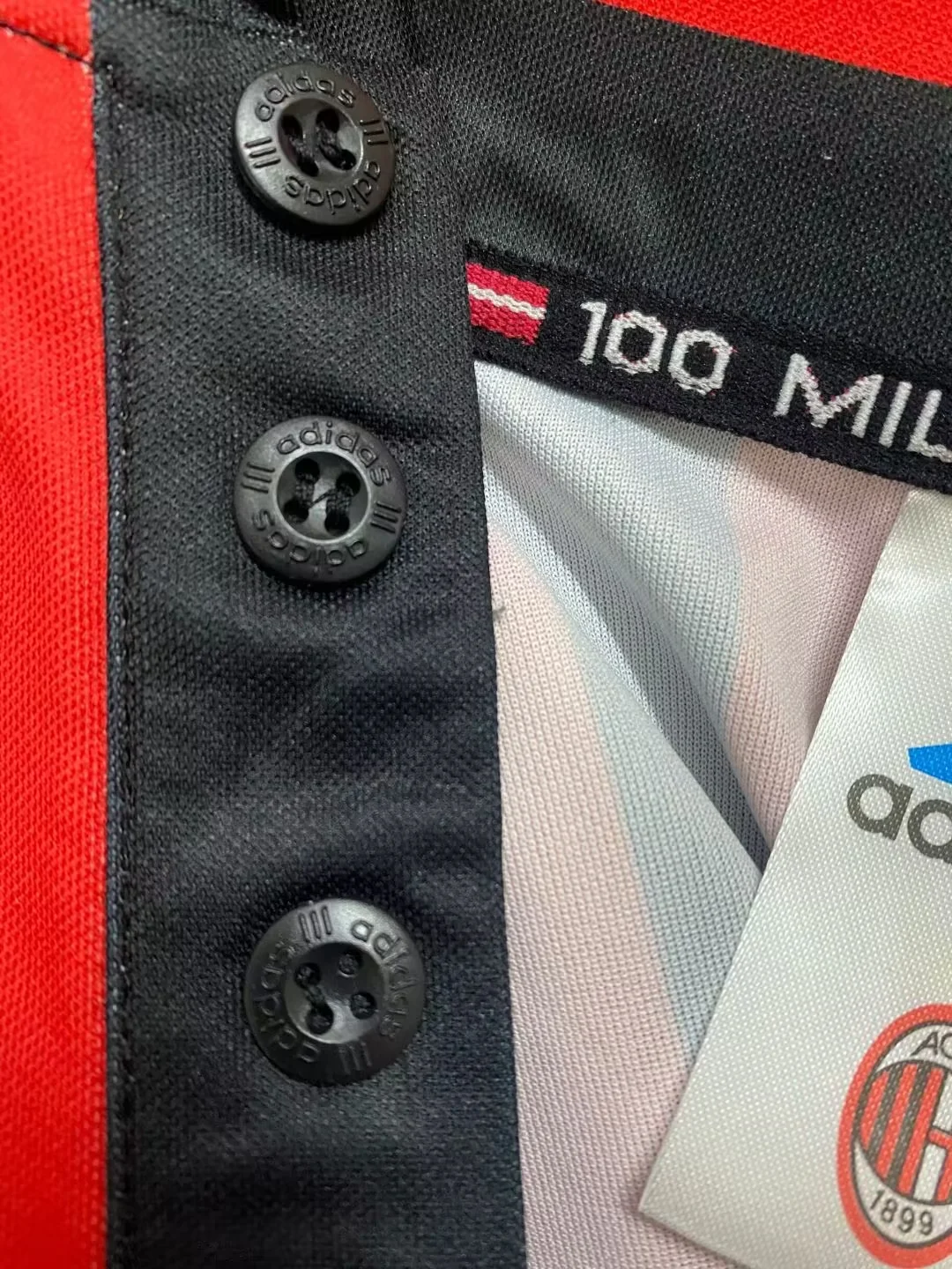 Retro 99/00 AC Milan Home Long Sleeve 3