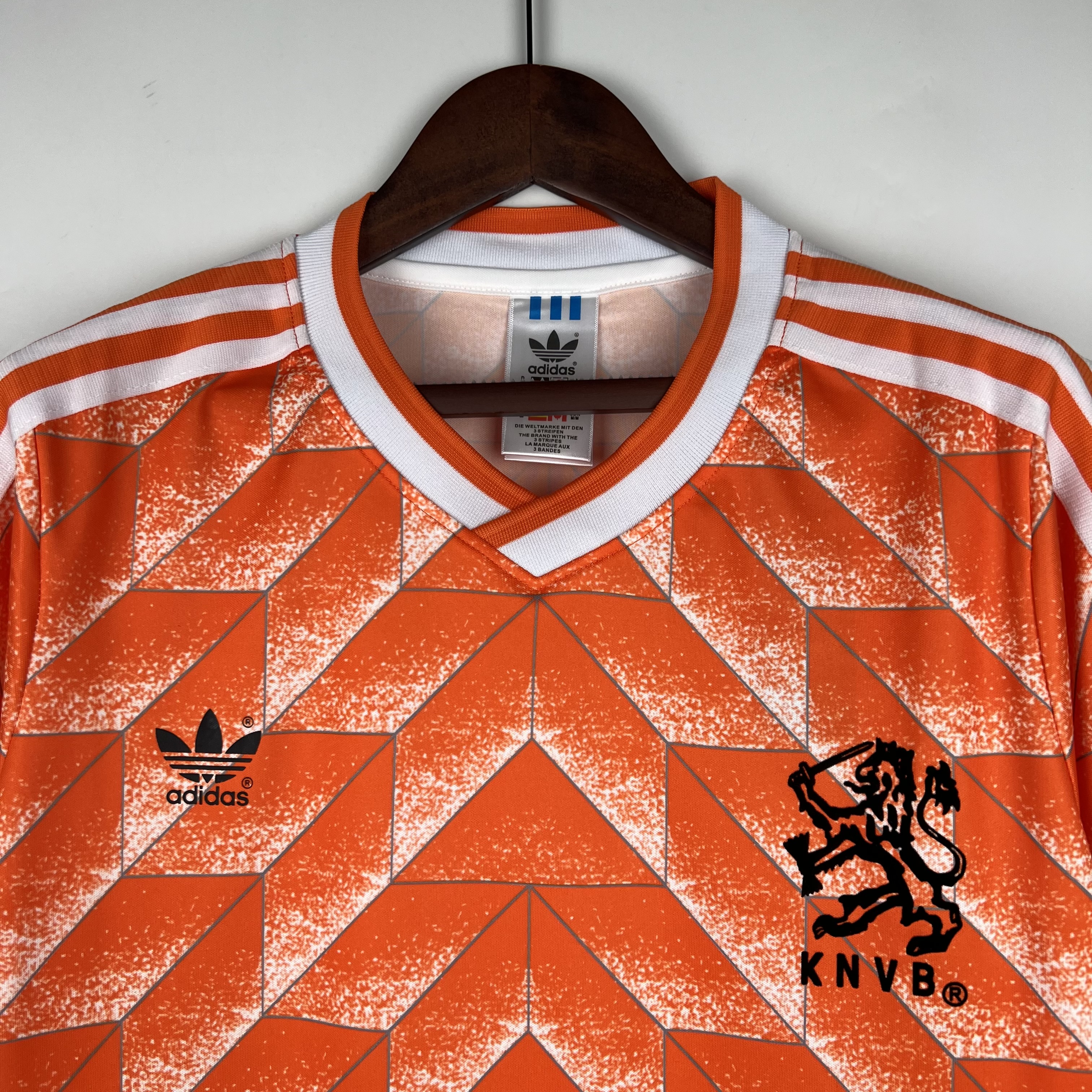 Retro  Netherlands 1988 Home Orange 3