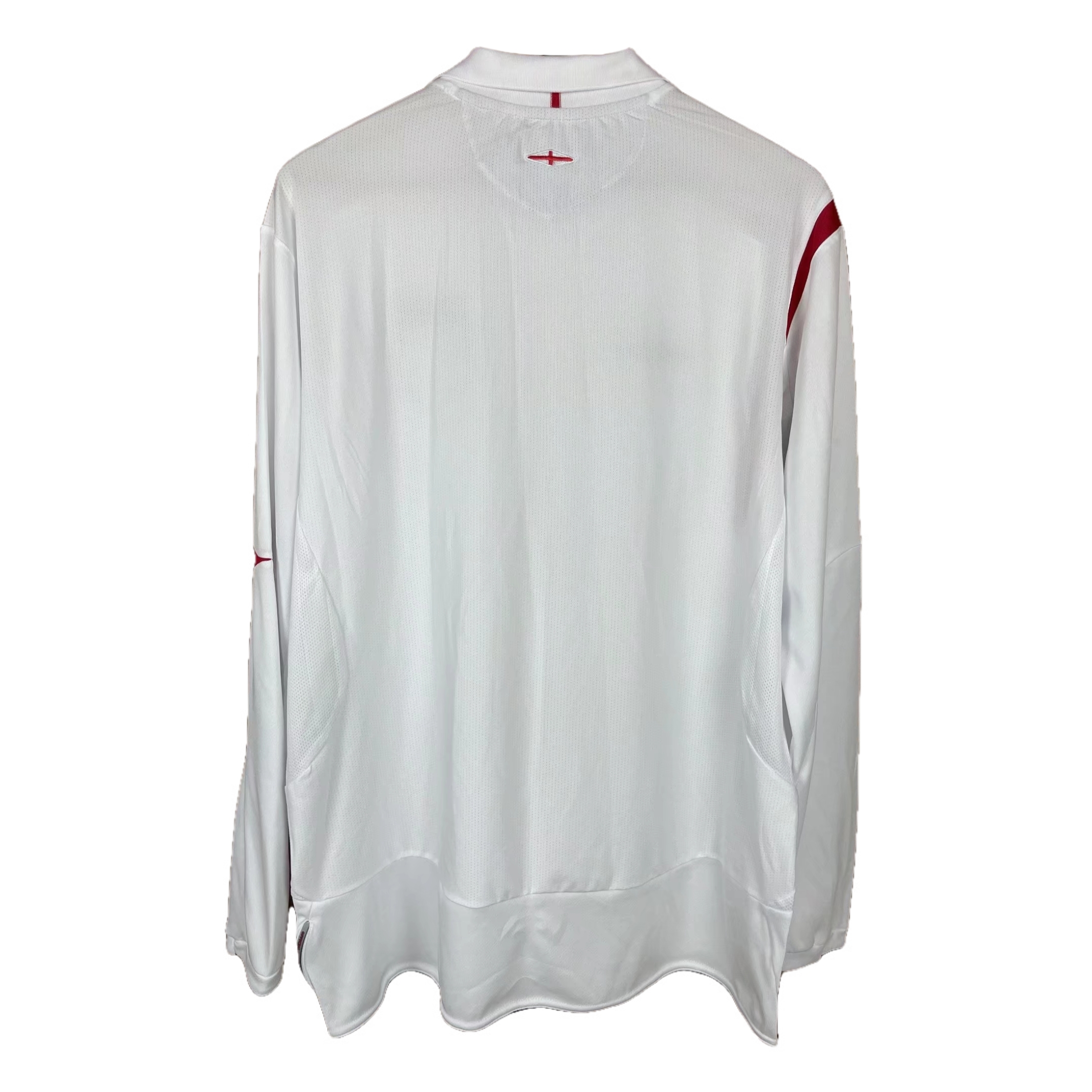 Retro  England 2006  Home White Long Sleeves