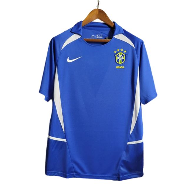 Retro Brazil 2002 Away Blue