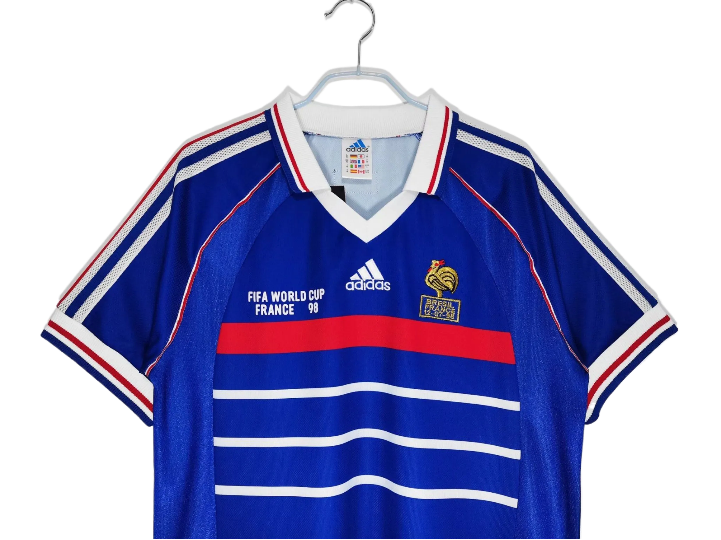 Retro  France 1998 Final Game Home-Masculina