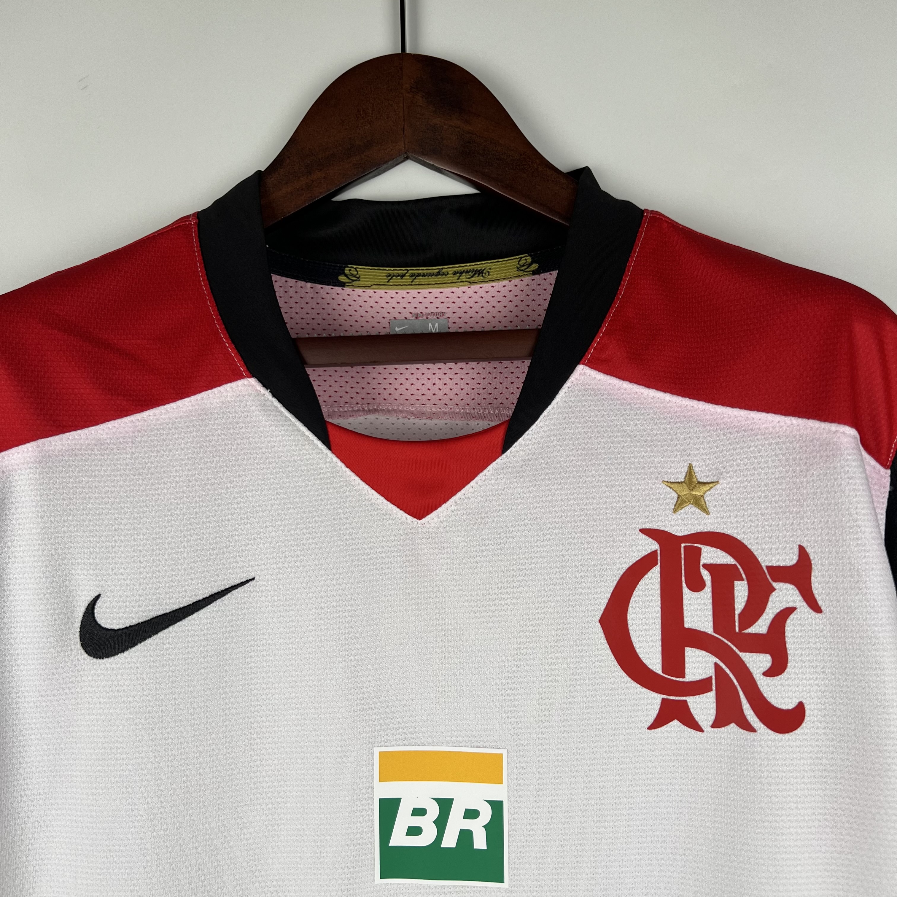 Retro  Flamengo 08/09 Away White 4