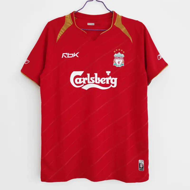 Retro 2005-06 Liverpool Home Red