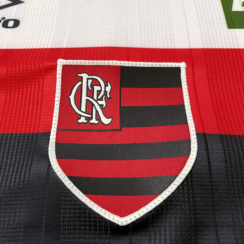 Retro  1995 Flamengo Away White 3