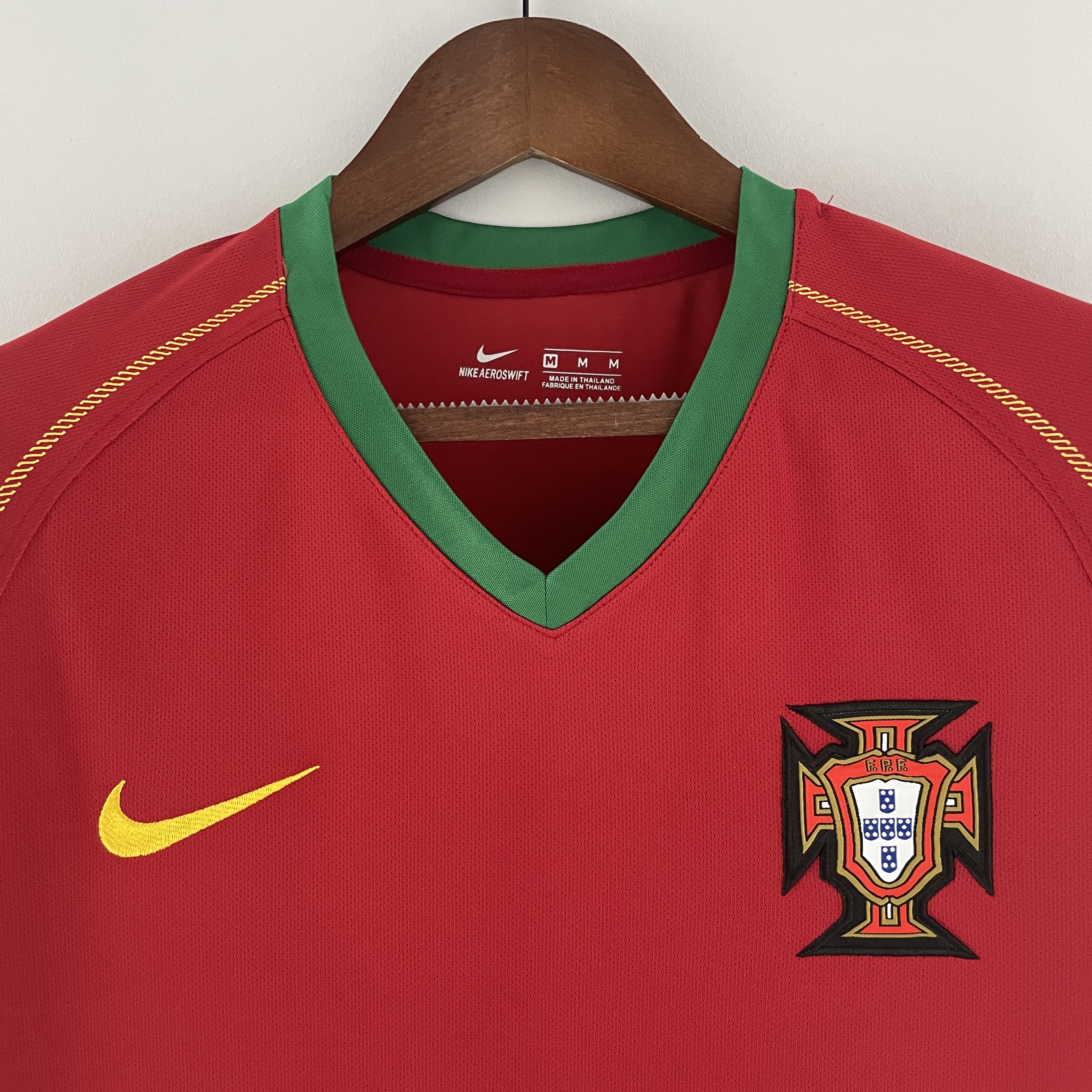 Retro  Portugal 2006 Home Red 3