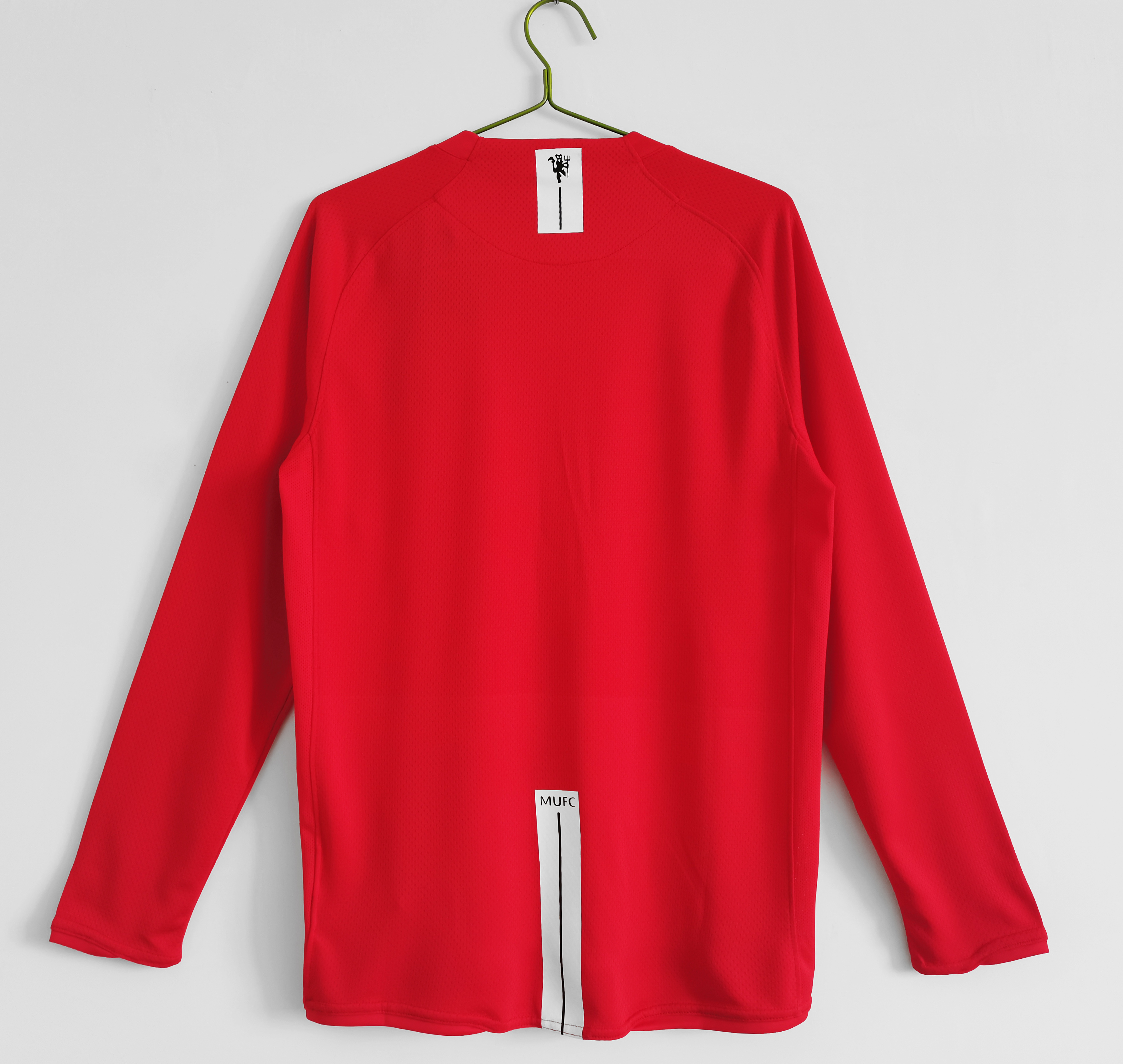 Retro Manchester United 07/08 Home Long Sleeves Red 3