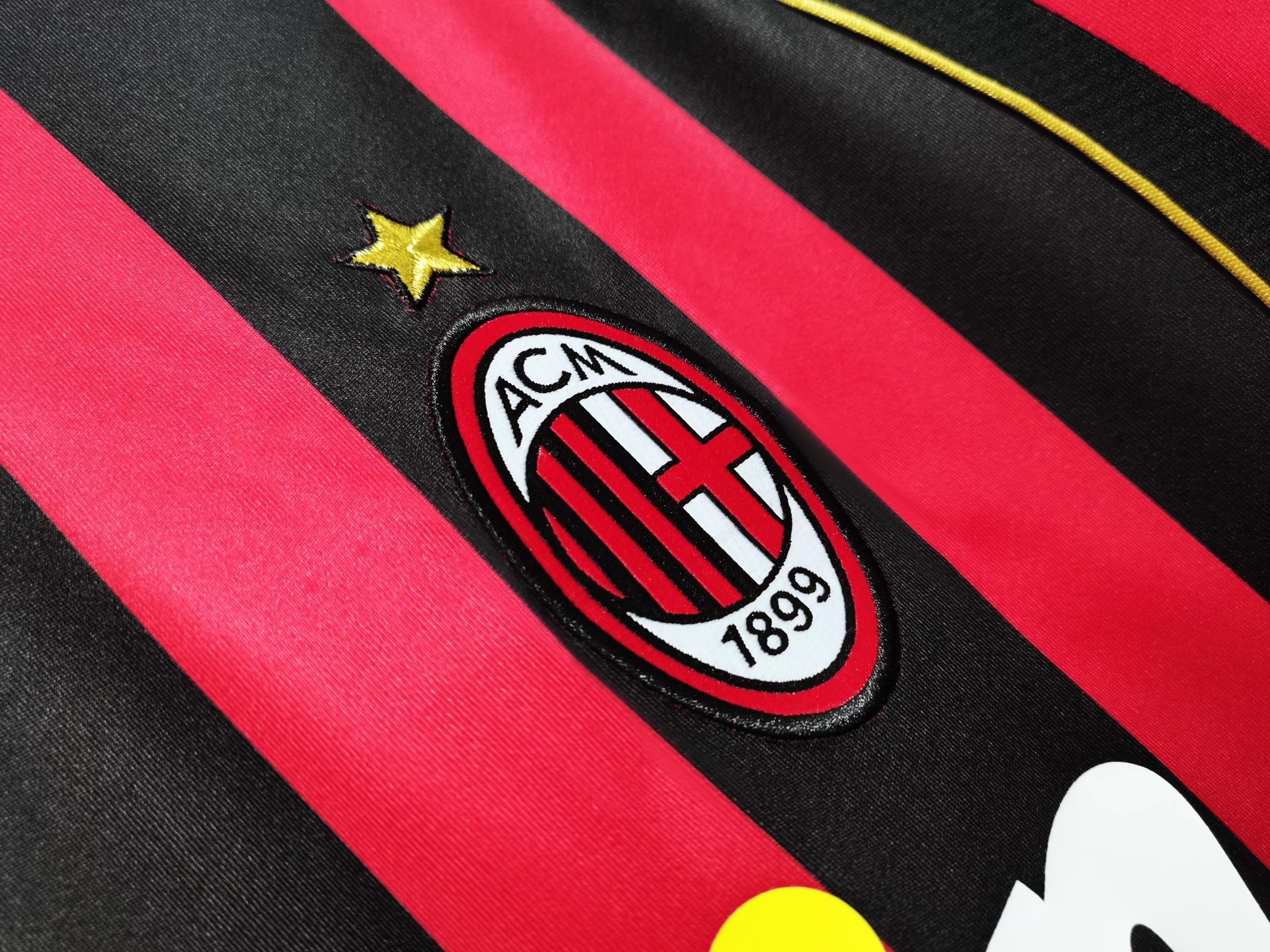 Retro 06/07 AC Milan Home long Sleeves 3