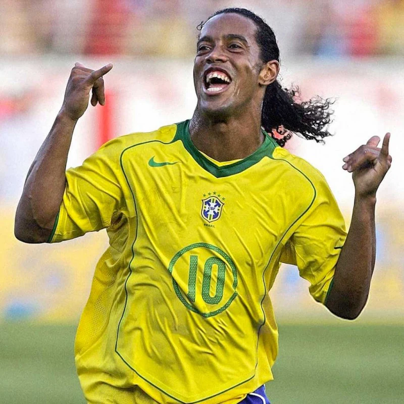 Retro Brazil 2004 Home Yellow
