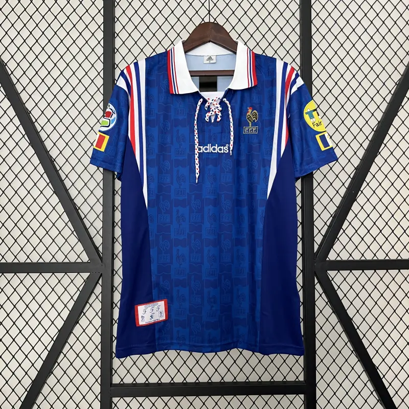 Retro France 1996 Home Jersey Size: S-XXL