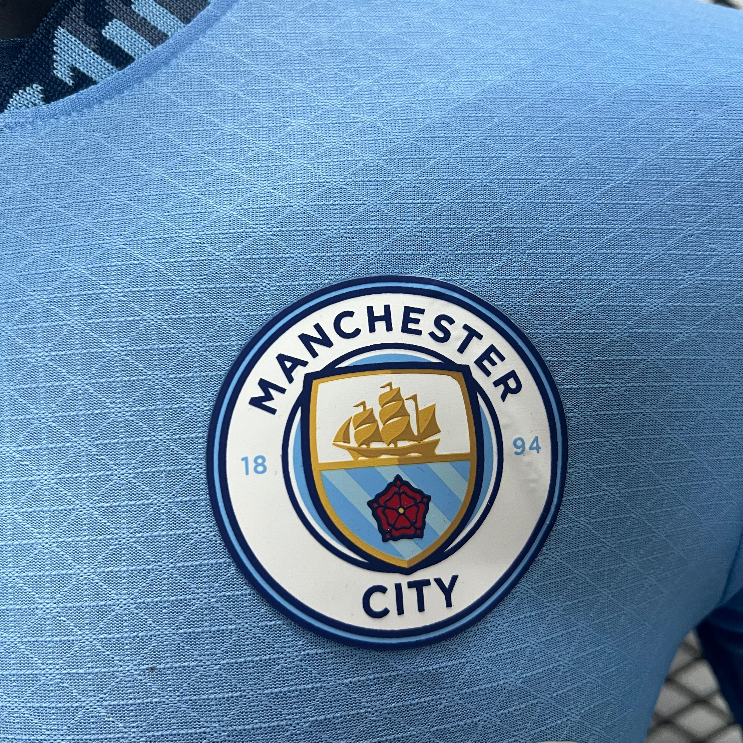 Player Version Manchester City  24/25 Home Sky Blue 4