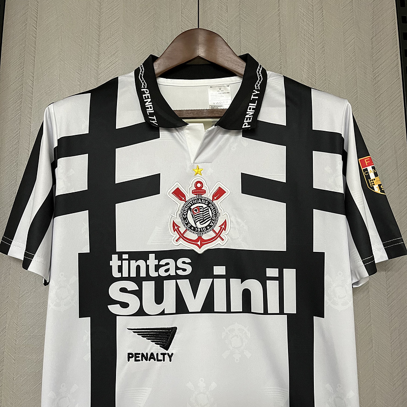 Retro 1996 Corinthians Kit White 3