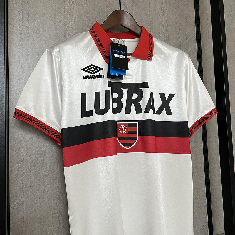 Retro  1994 Flamengo Away White 3