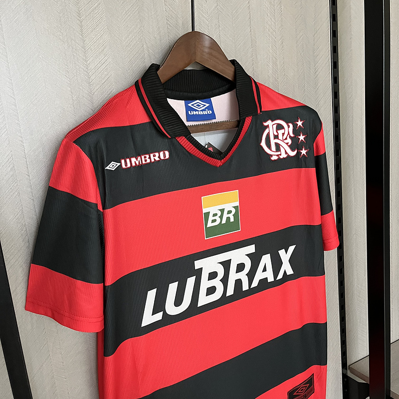 Retro  1995 Flamengo Home Red 3