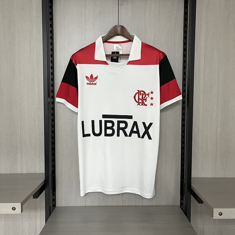 Retro 1986 Flamengo Away White