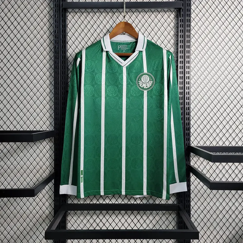 Retro Palmeiras 1993 Home Green Long Sleeves