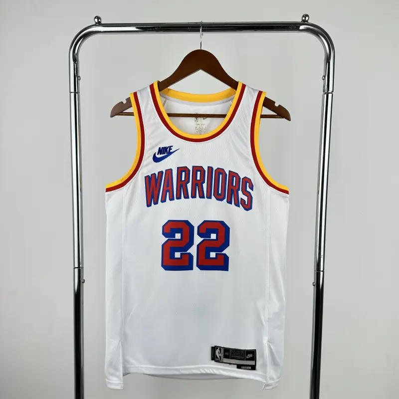 25 Season Golden State Warriors White Jersey #22