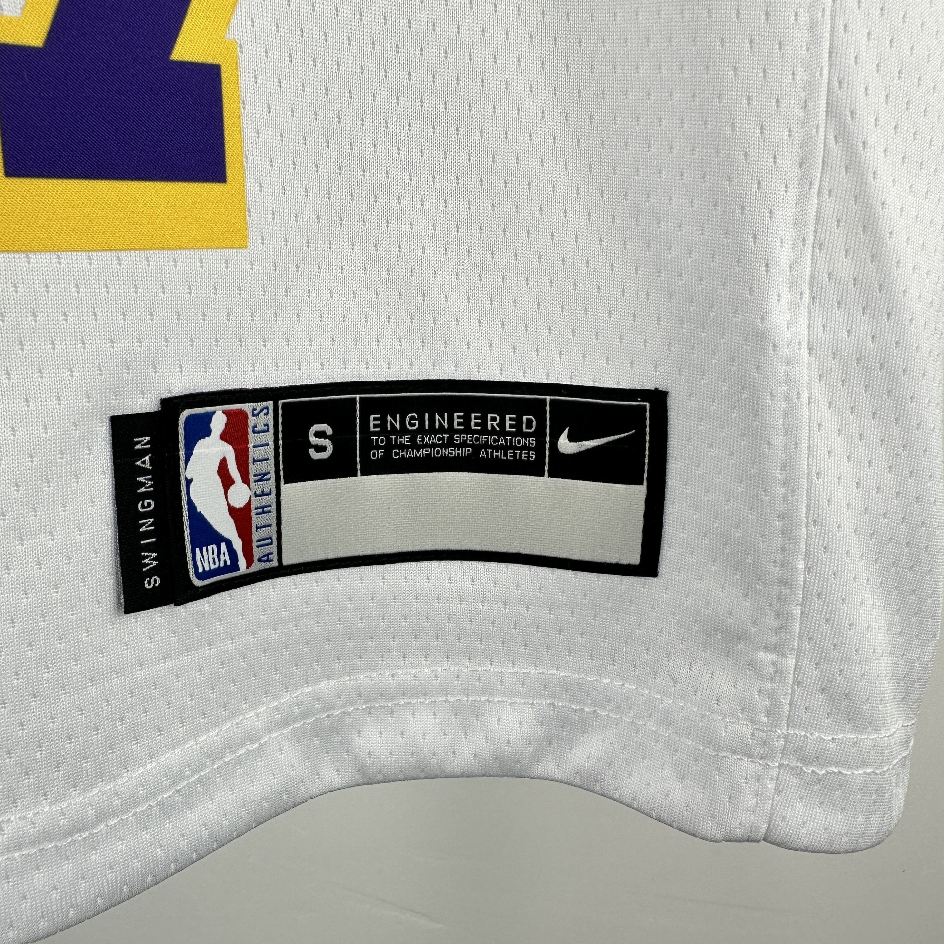 Kids Lakers White No.77 Dončić