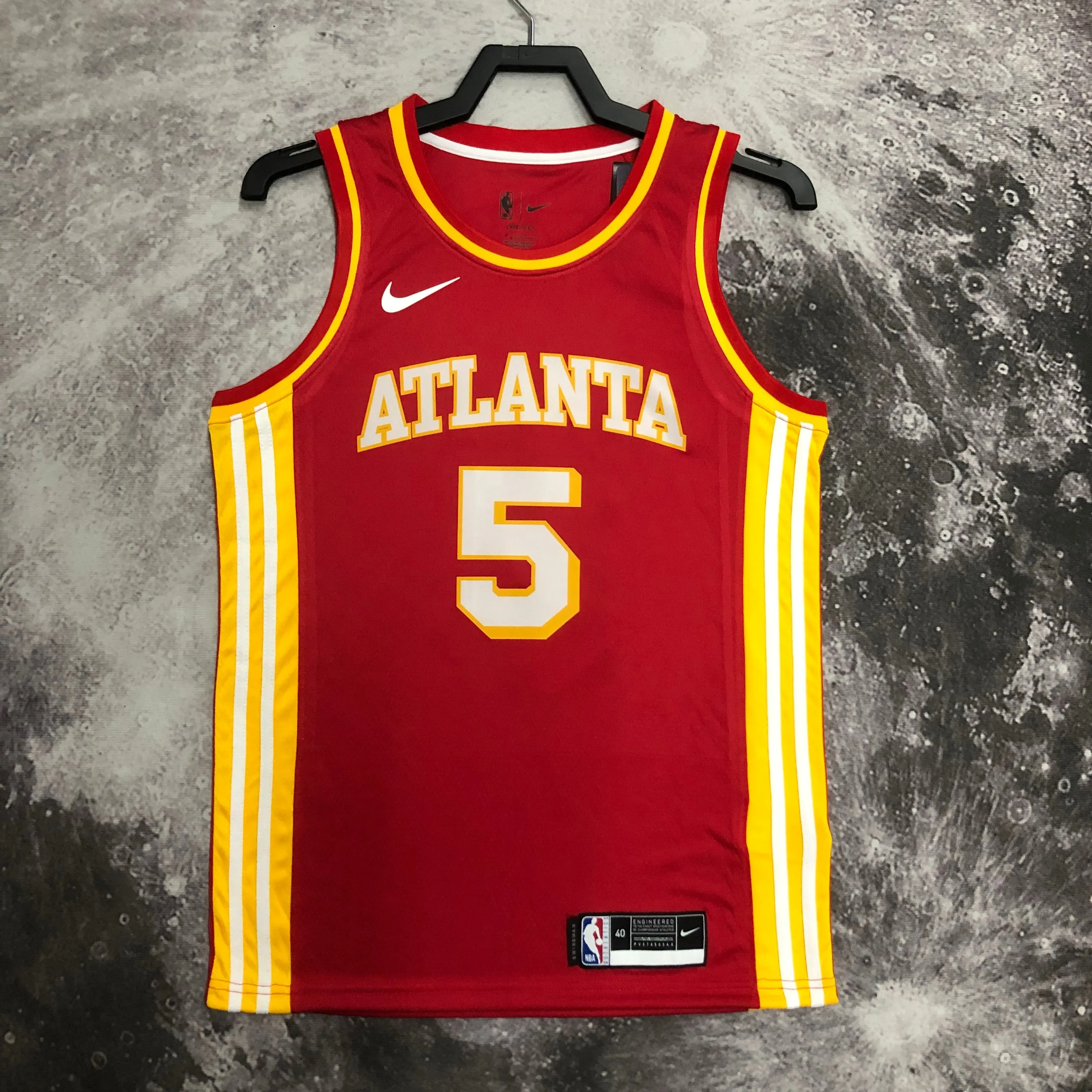 Atlanta Hawks Red #5 Murray
