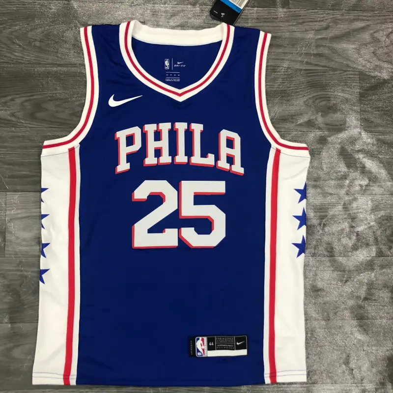 Philadelphia 76ers Blue V #25