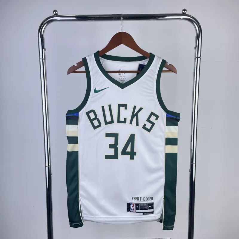 23 Season Milwaukee Bucks Home Version Jersey No.34