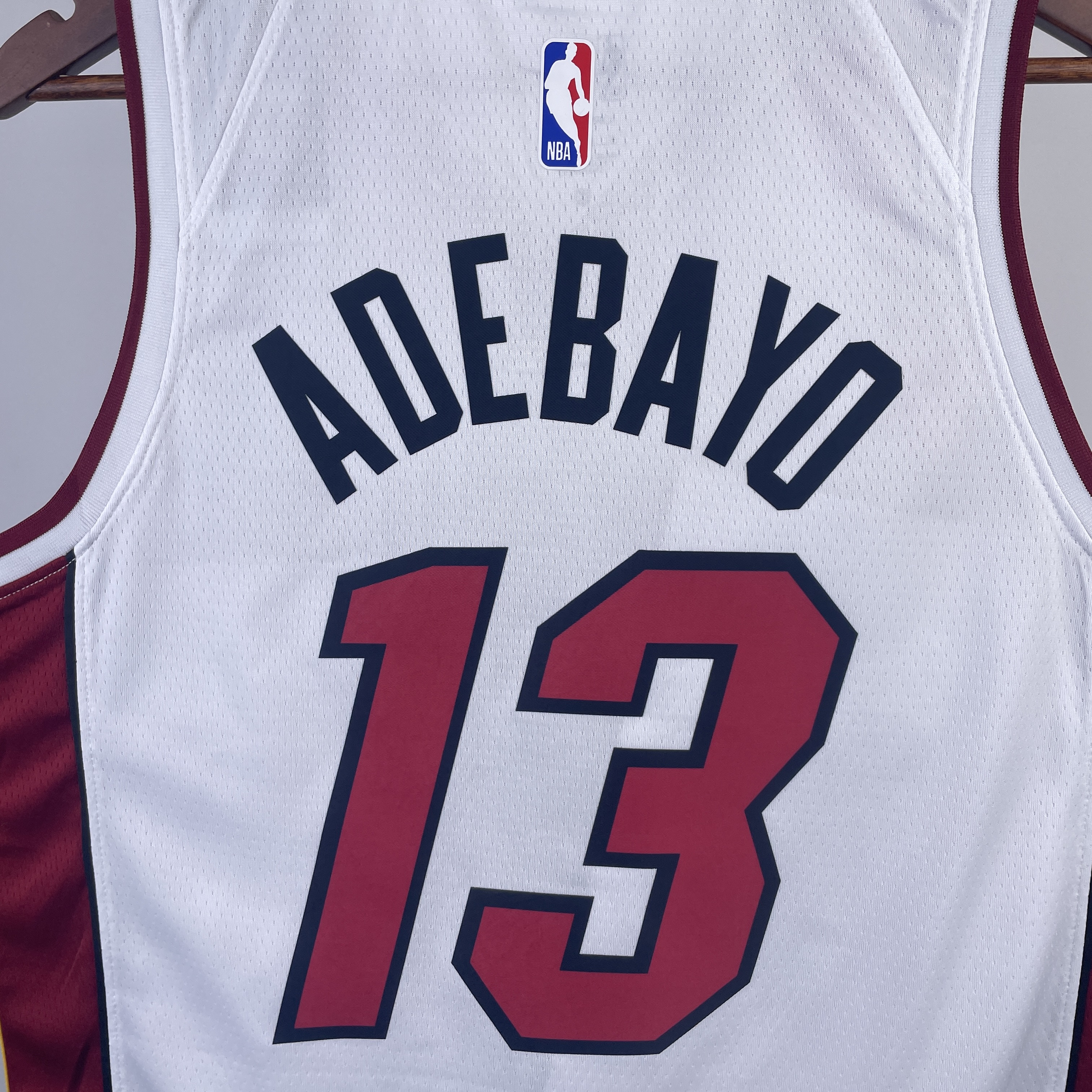 23 Season Miami Heat White  No.13 Aderayo
