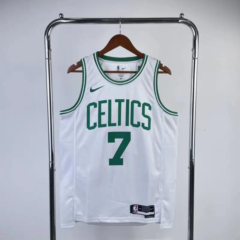 Boston Celtics 23 Season Boston Celtic White No.7 Brown