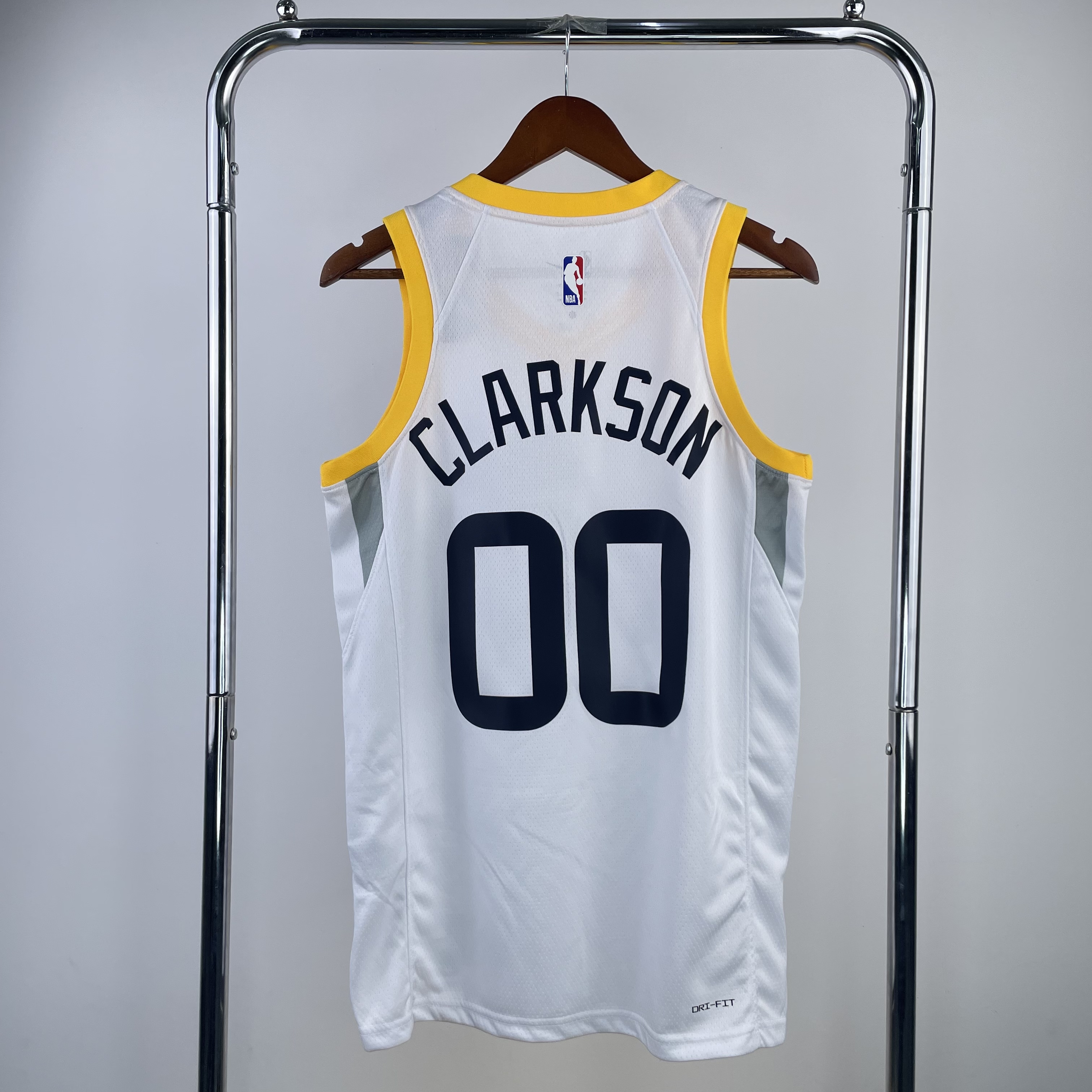23 Season UTAH JAZZ Home White  No.00 Clarkson
