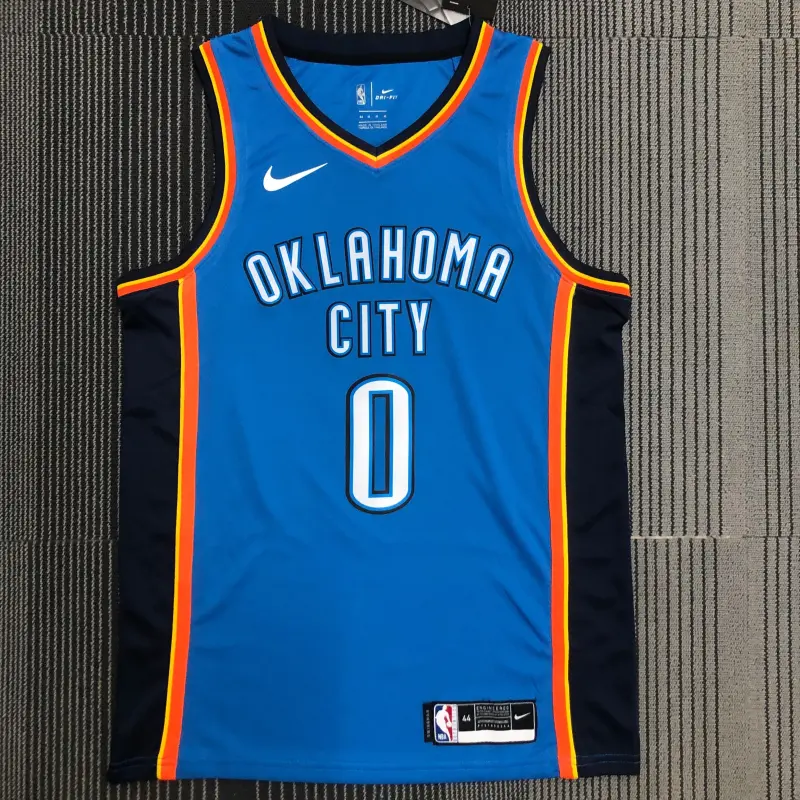 Oklahoma City Thunder Blue No.0 Westbrook