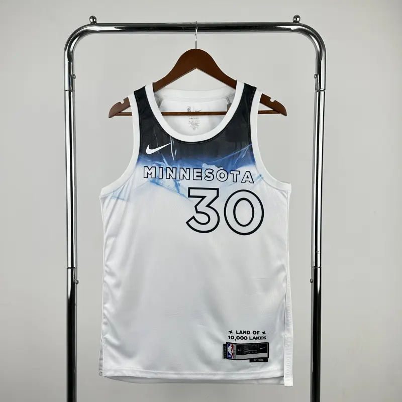 25 SEASON MINNESOTA TIMBERWOLVES CITY VERSION JERSEY NO.30