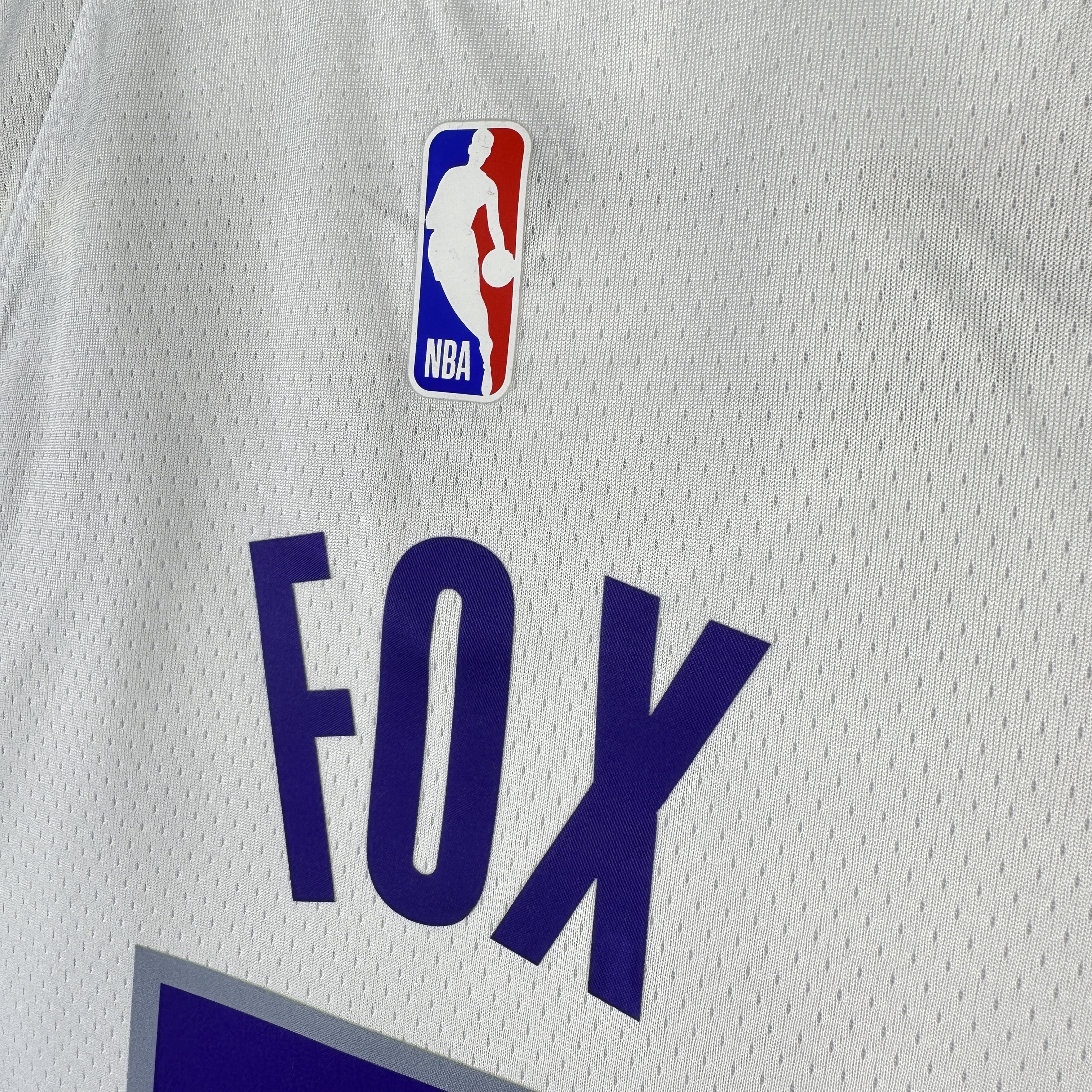 23 SEASON SACRAMENTO KINGS Home White  #5 FOX
