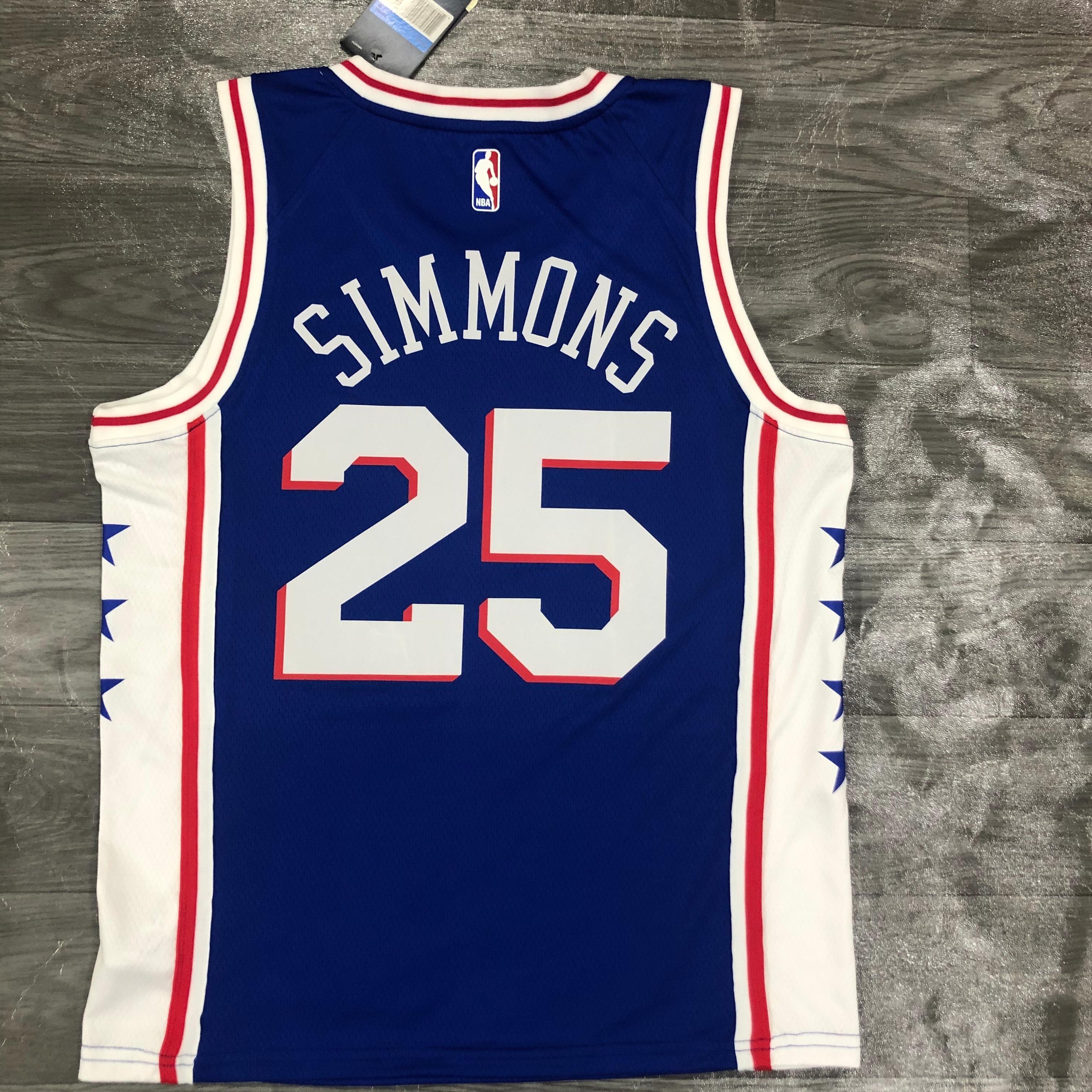 Philadelphia 76ers Blue V #25
