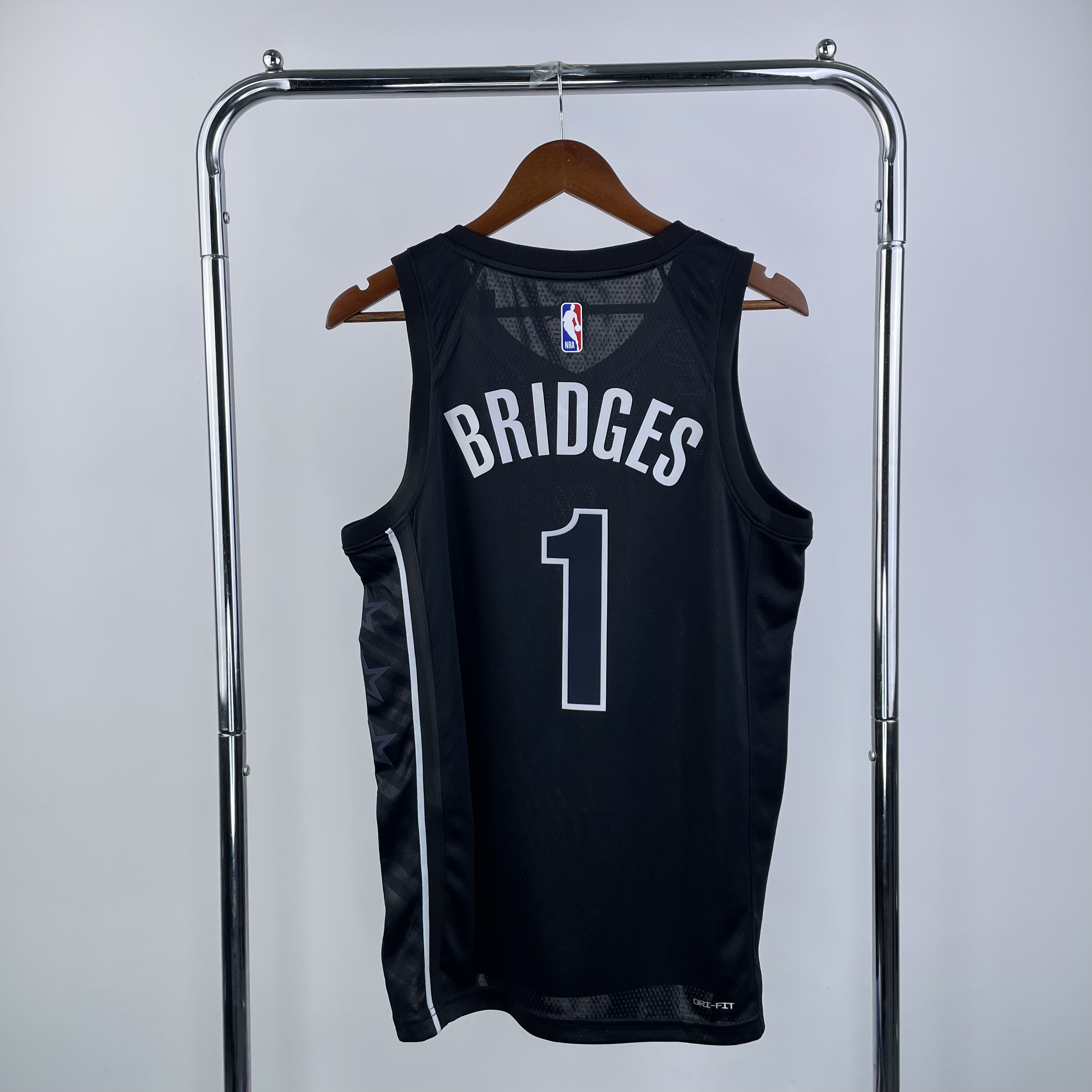 23 Season Brooklyn Nets Flyer Black  No. 1 Bridges
