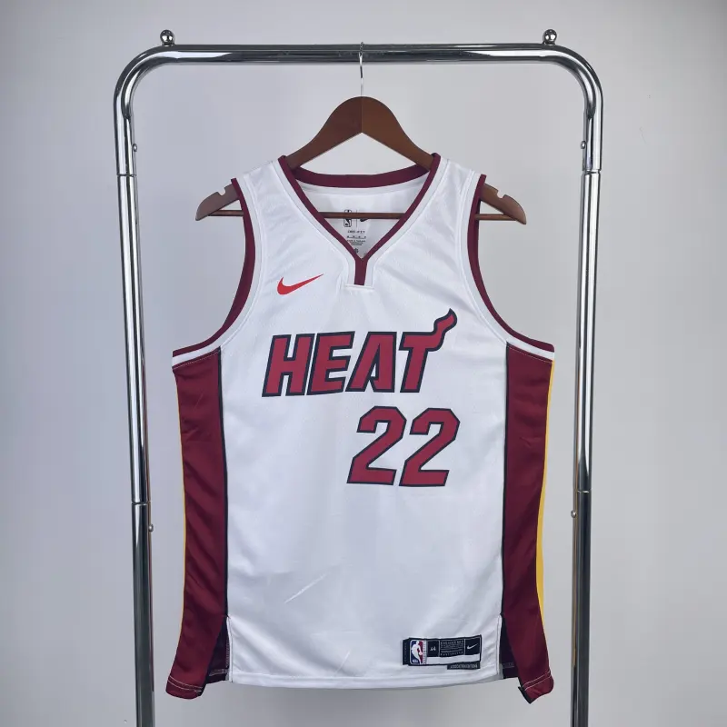 23 Season Miami Heat White Jersey No.22 Butler