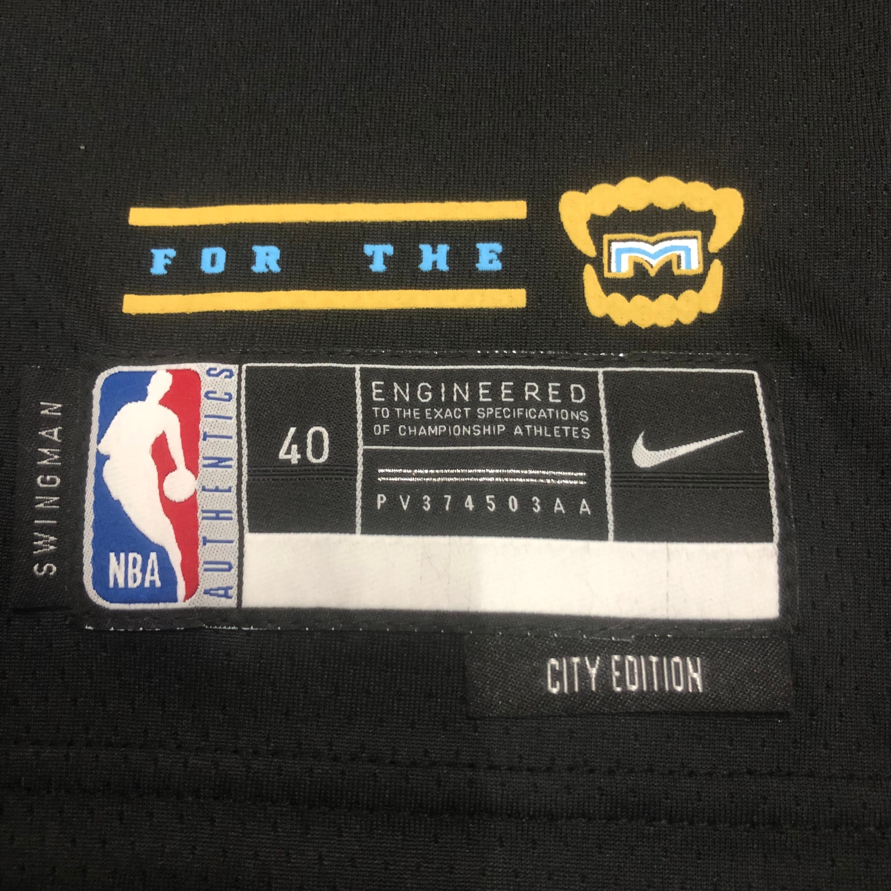 23 Season Grizzlies City Edition No.12 S-XXL