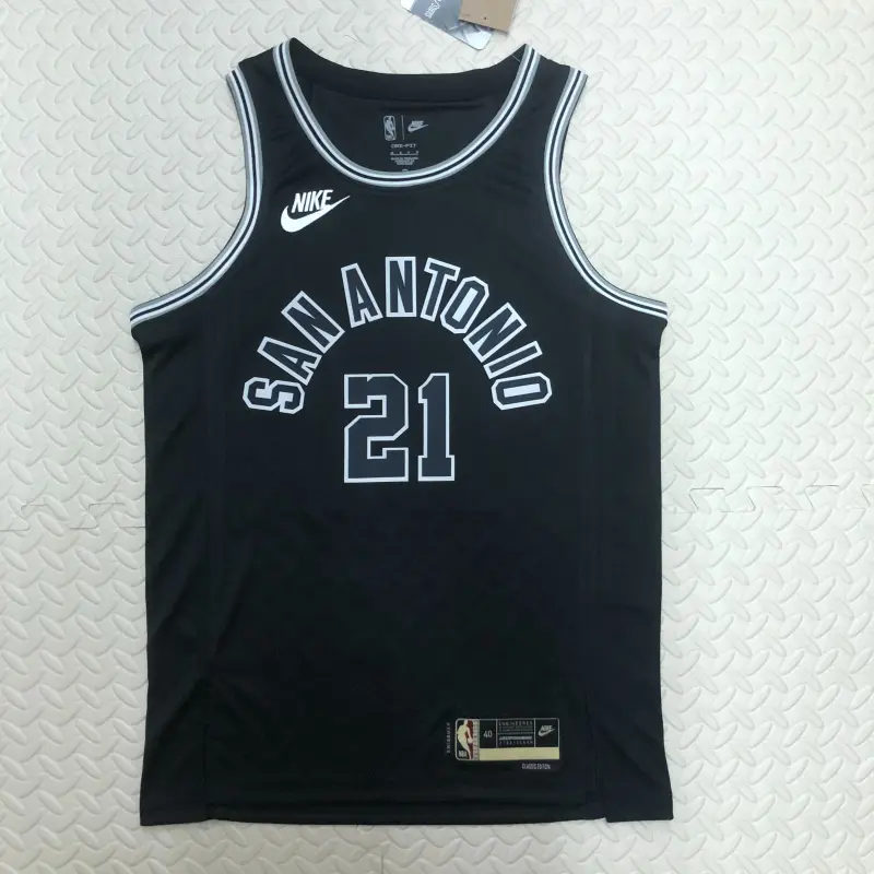 23 Season SAN ANTONIO SPURS Black #21