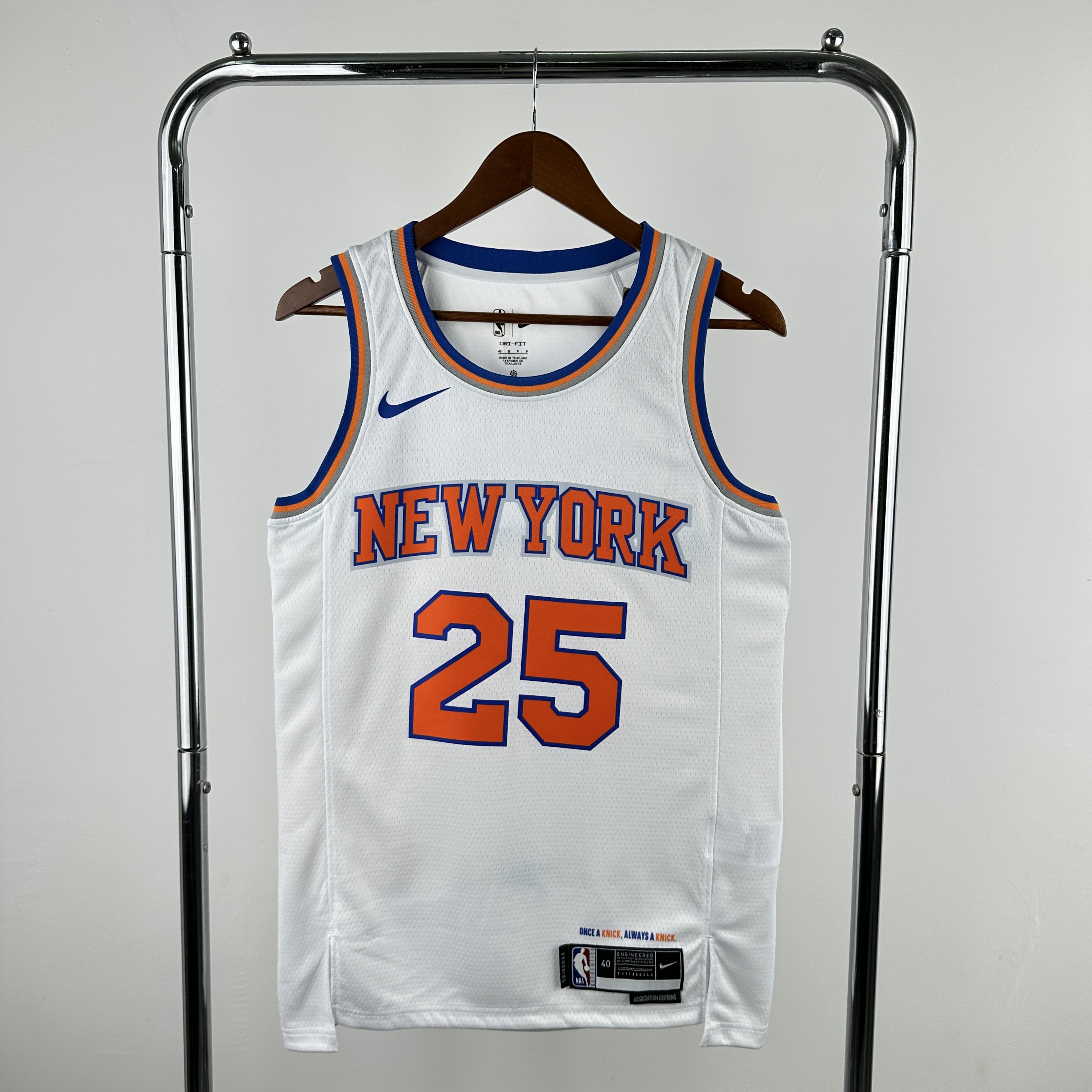 New York Knicks White No.25