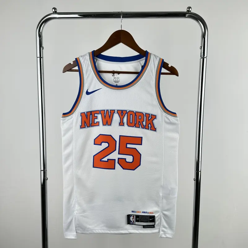 New York Knicks White No.25