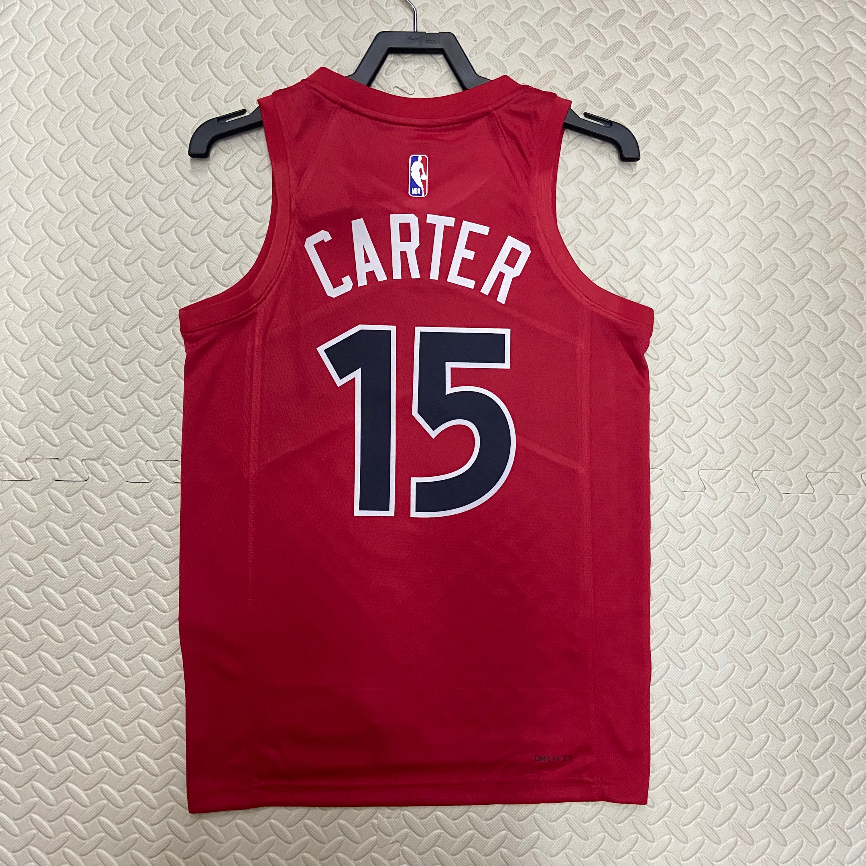 23 Season Toronto Raptors Away Red  No.15 Carter