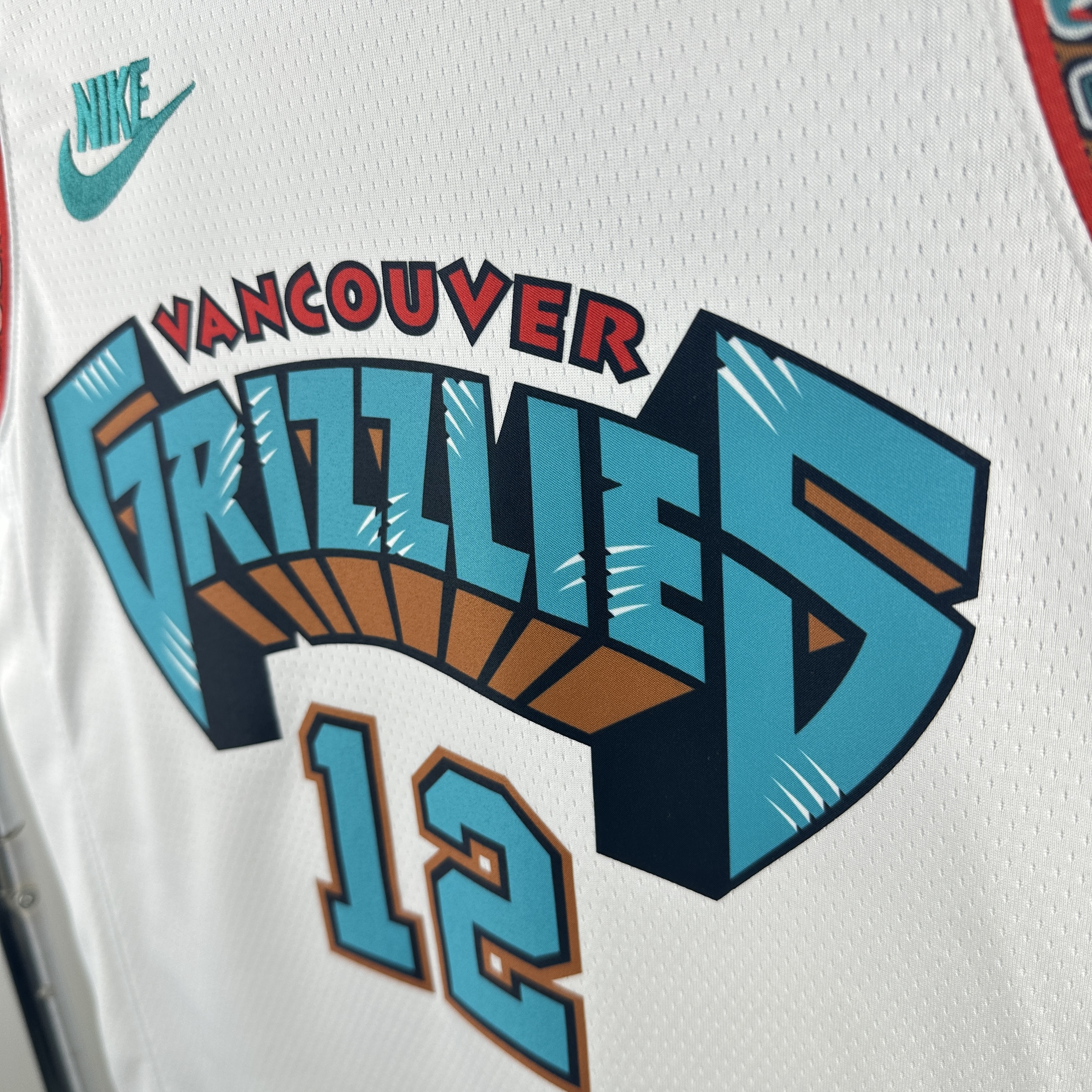 25 Season Grizzlies White  #12