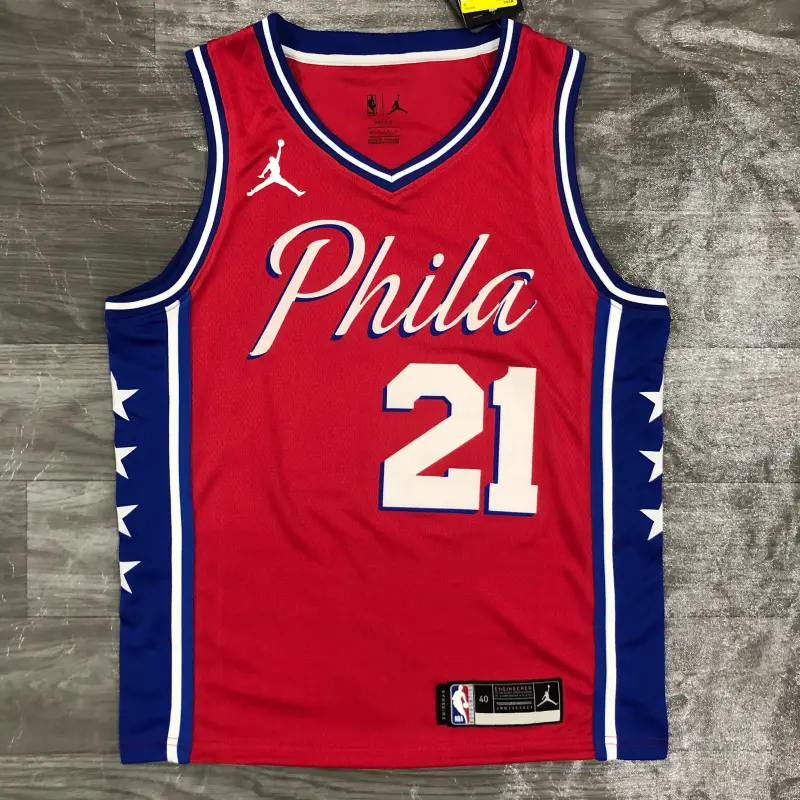 21 Season Philadelphia 76ers Flyer Red #21