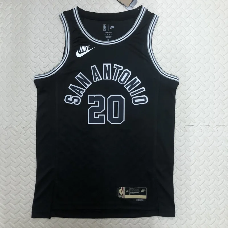 23 Season SAN ANTONIO SPURS Black #20