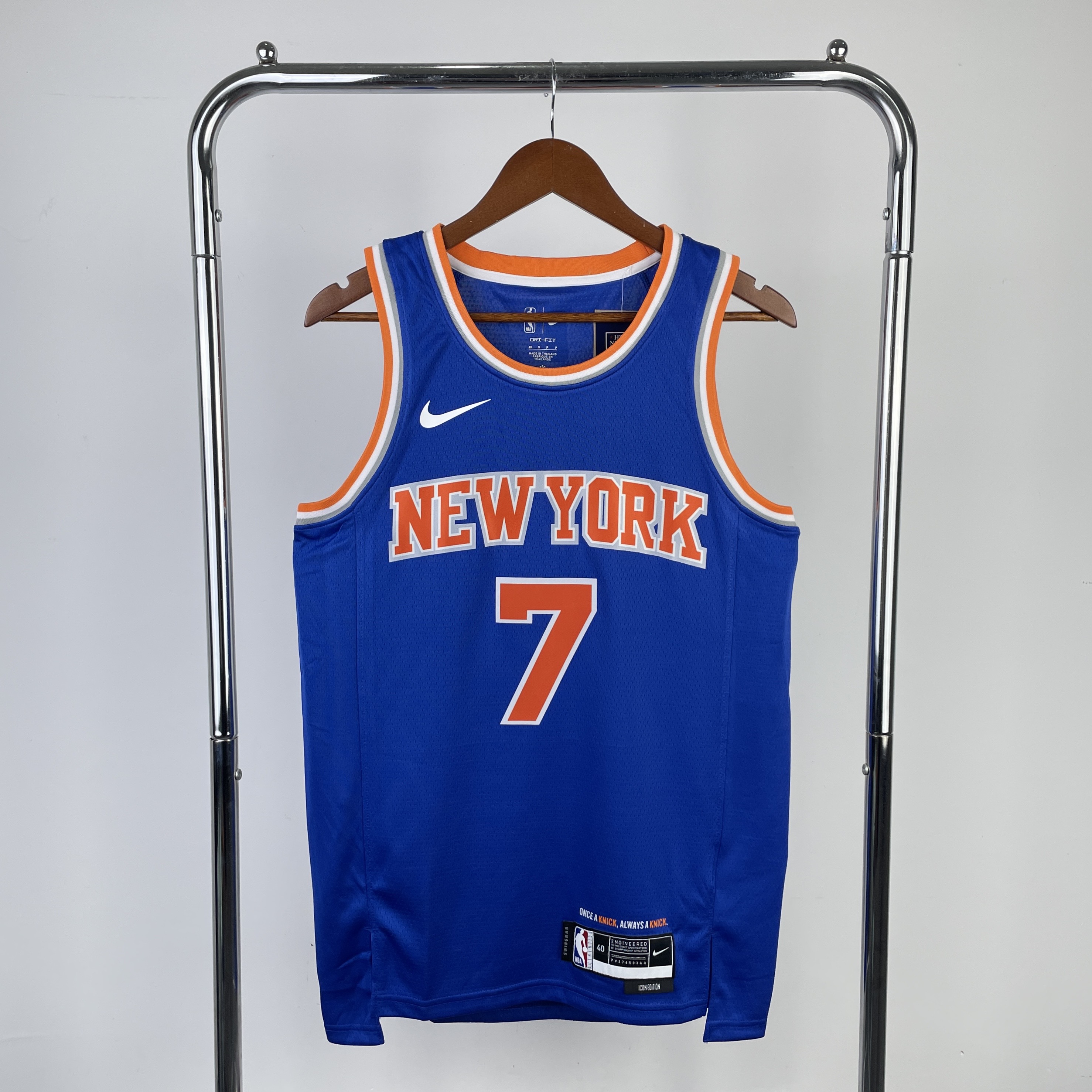 23 season Knicks Blue No.7 S-XXL