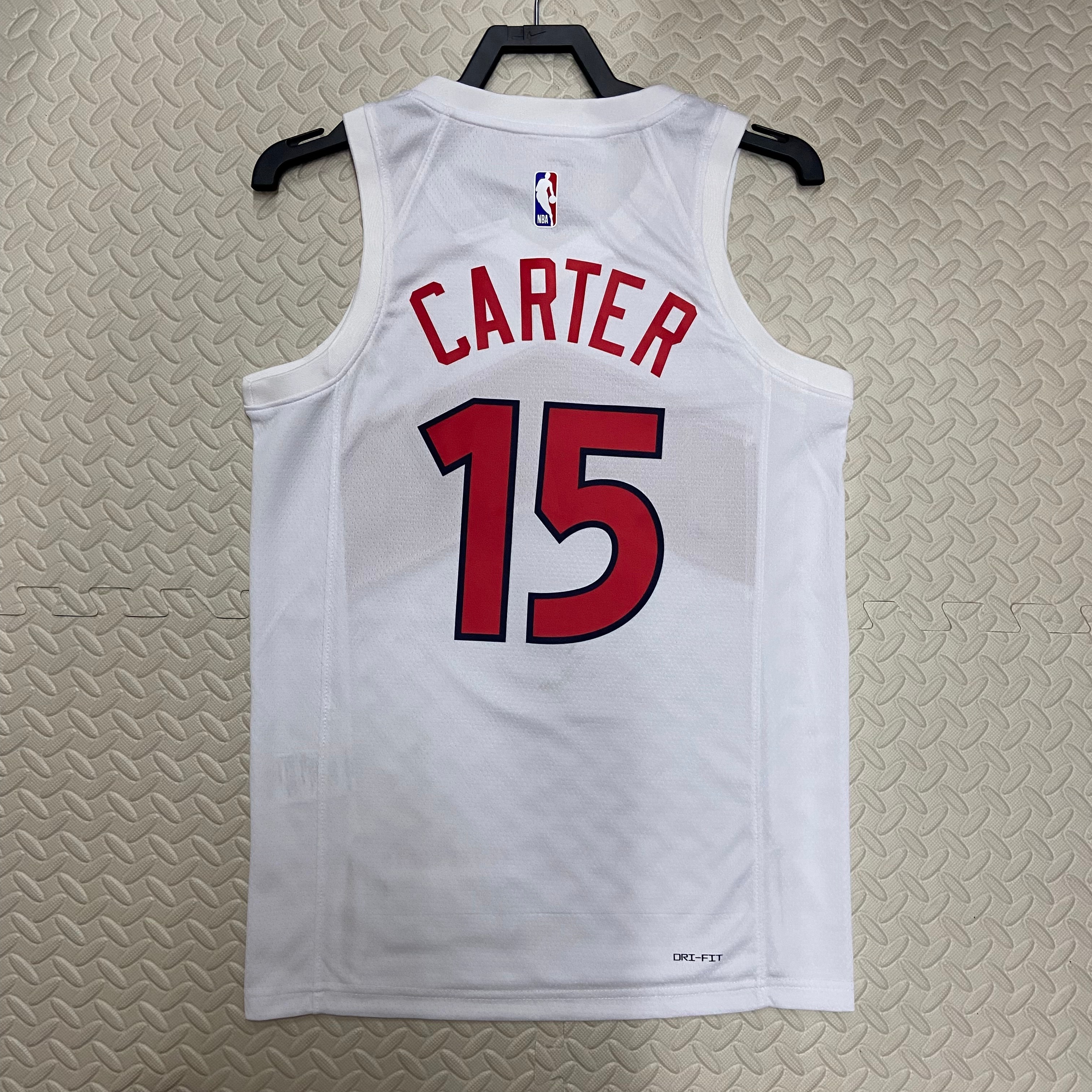 23 Season Toronto Raptors Home White  No.15 Carter