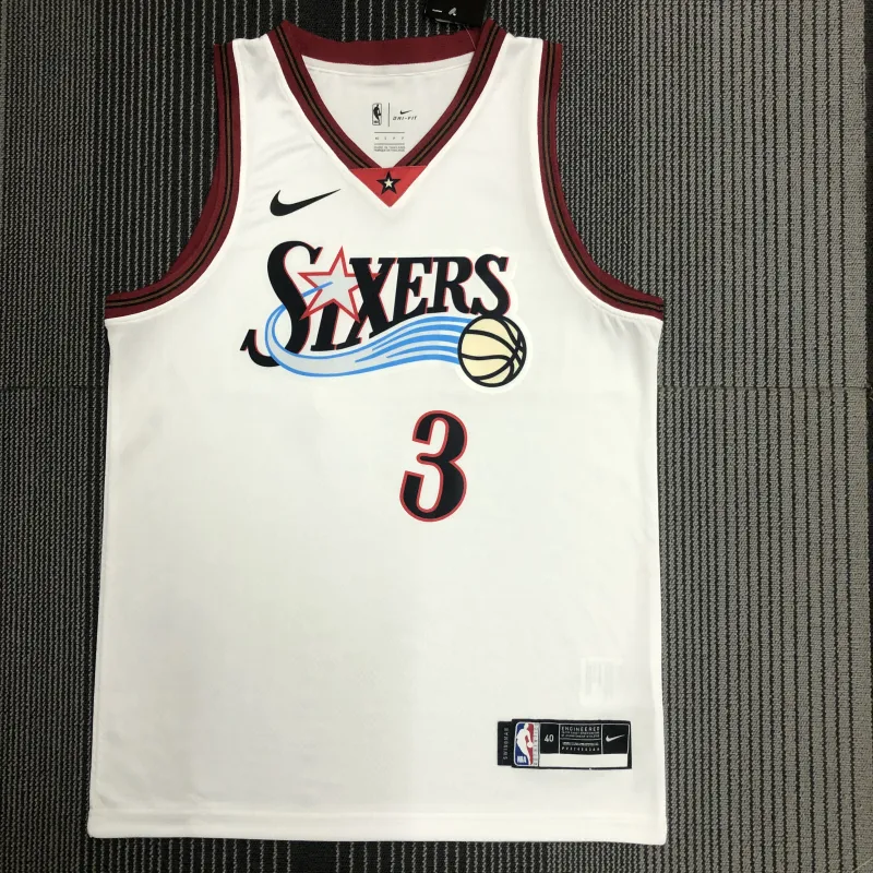 Philadelphia 76ers Retro #3 White